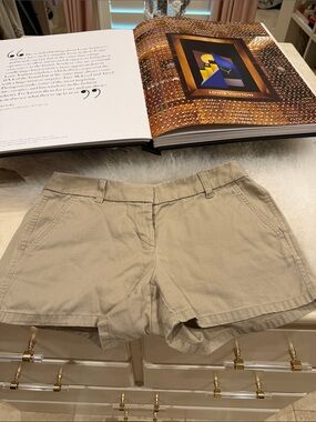 J. Crew Women's Tan Chino Bermuda Shorts